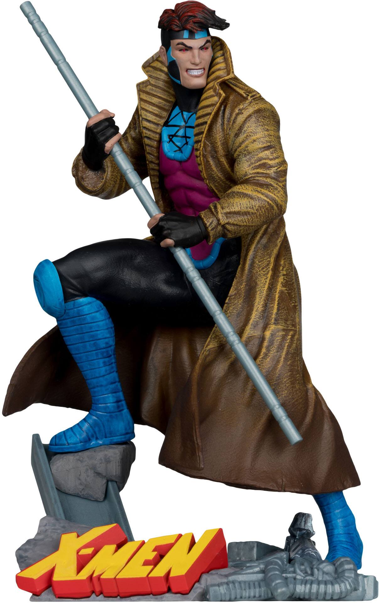 Alt View 5. McFarlane Toys - Marvel 6" Gambit 1:10th Scale Collectible with Scene (X-Men #1).