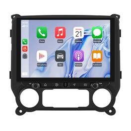 Junsun - 11.5" carplay For Chevrolet Silverado GMC Sierra 2014-2018 4+64GB Android15 Car Stereo Radio GPS Navi WIFI RDS SWC DSP - Black