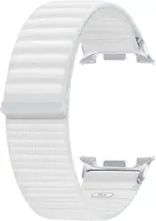 Samsung - Fabric Band for Galaxy Watch8 and Galaxy Watch8 Classic M/L - White - Front_Zoom