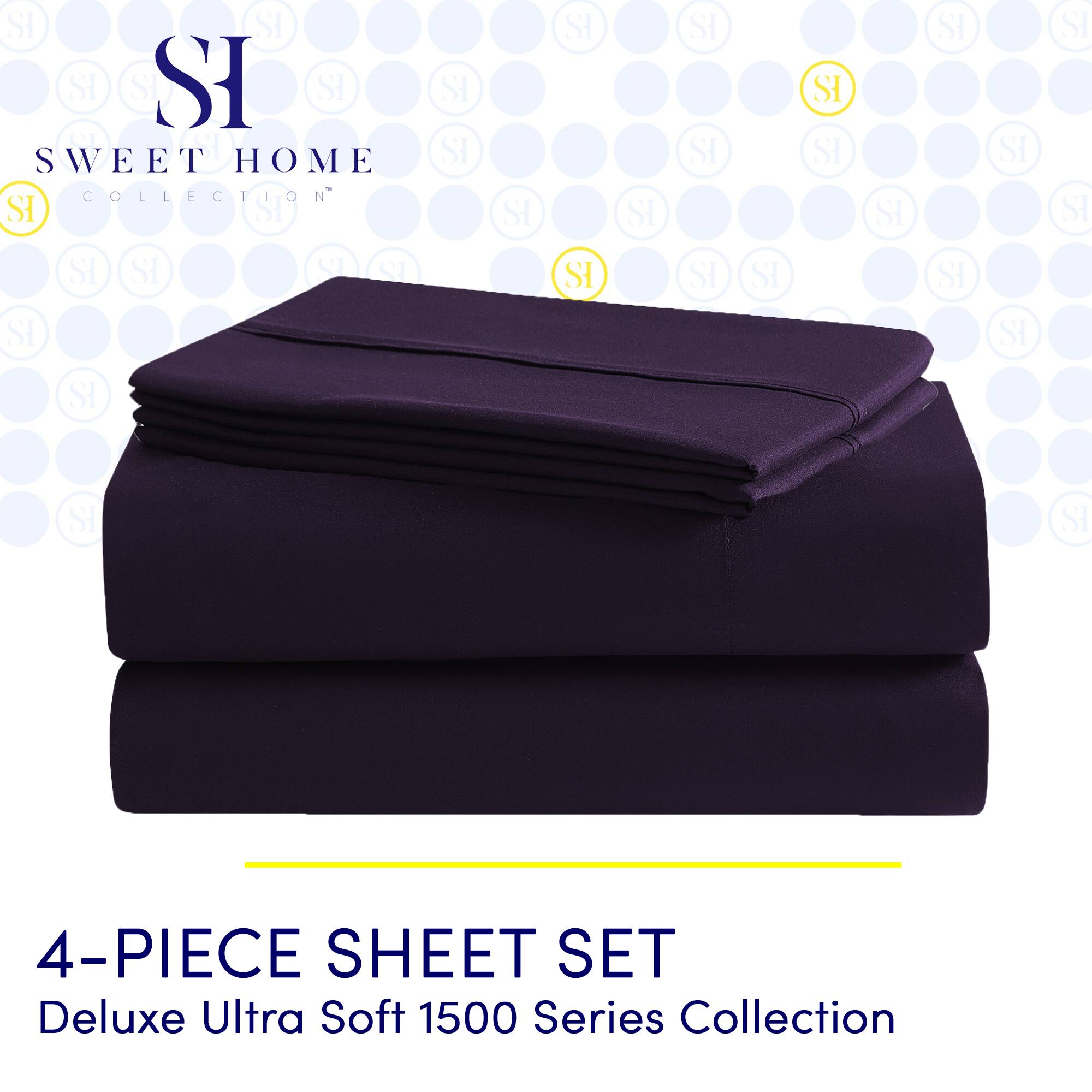 SI SI SI SI SI SI  
SWEET HOME COLLECTION™  
SI SI SI SI SI N SI SI SI SI SI IS SI SI SI SI SI SI SI SI SI SI SI SI SI SI SI SI SI  
4-PIECE SHEET SET  
Deluxe Ultra Soft 1500 Series Collection