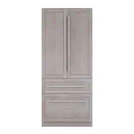 Thermador - Freedom Collection 36 in Wide 18.8 Cu. Ft. Smart Built-in French Door Bottom Freezer Refrigerator - Custom Panel Ready