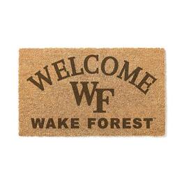 Jardine - Wake Forest Demon Deacons 18" x 34" Welcome Coir Doomat - Brown