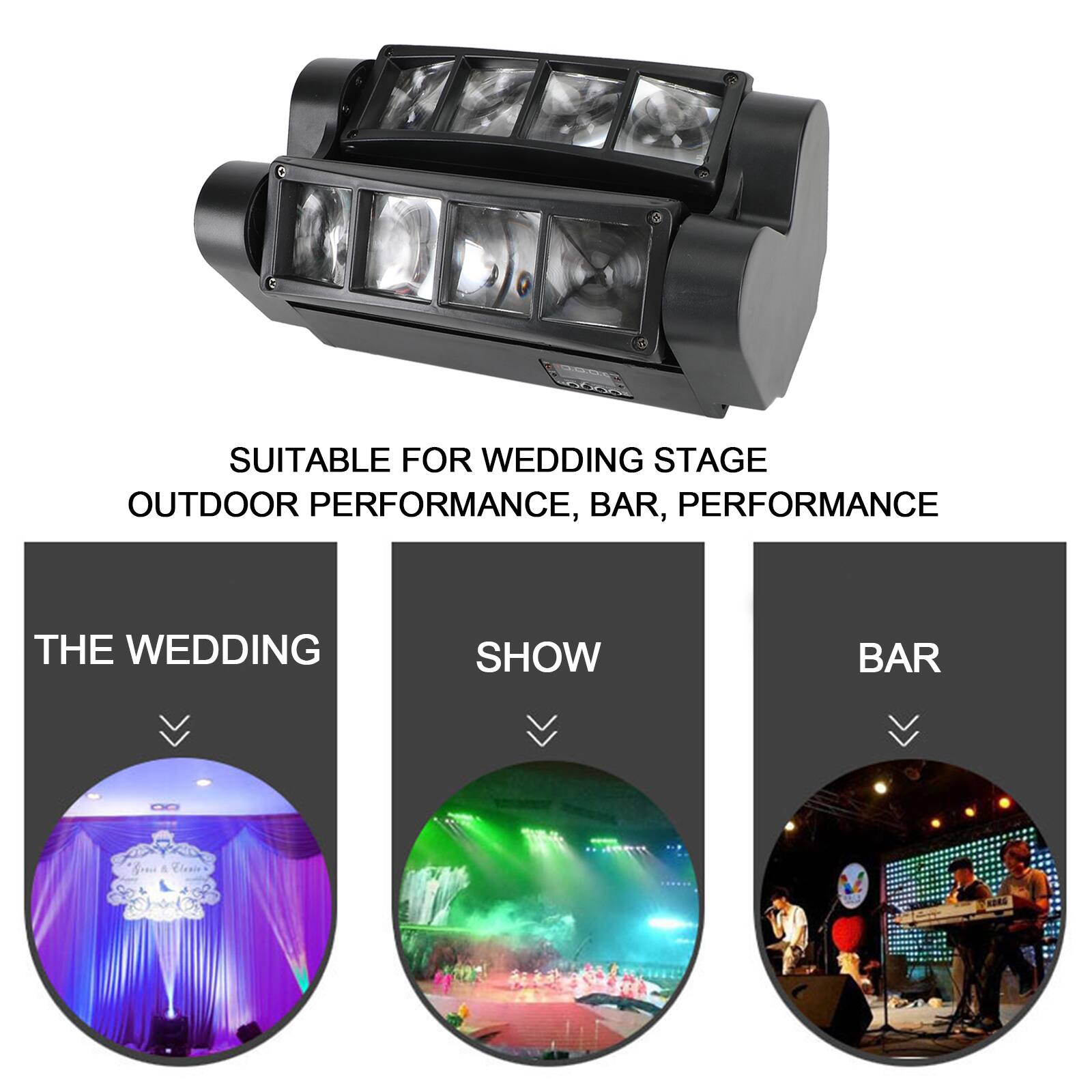 SUITABLE FOR WEDDING STAGE  
OUTDOOR PERFORMANCE, BAR, PERFORMANCE  

THE WEDDING  
SHOW  
BAR