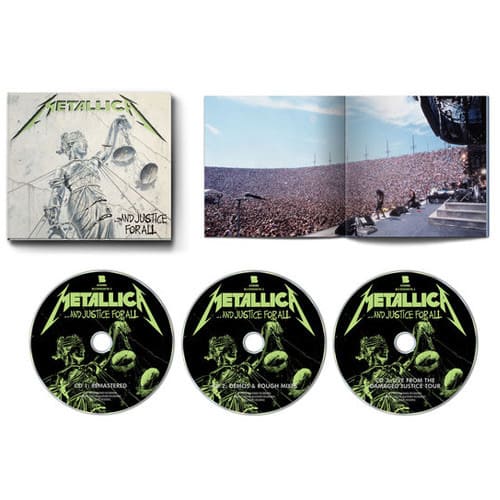 METALLICA  
AND JUSTICE FOR ALL  

METALLICA  
AND JUSTICE FOR ALL  

METALLICA  
AND JUSTICE FOR ALL  

OD 1 REMASTERED  
2 DEMOS & ROUGH MIXES FROM THE AMAGEOSUSTICE TOUR