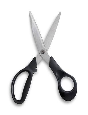 Alt View 1. TRU RED - TRU RED™ 8" Stainless Steel Scissors, Straight Handle (TR55032) - Black.