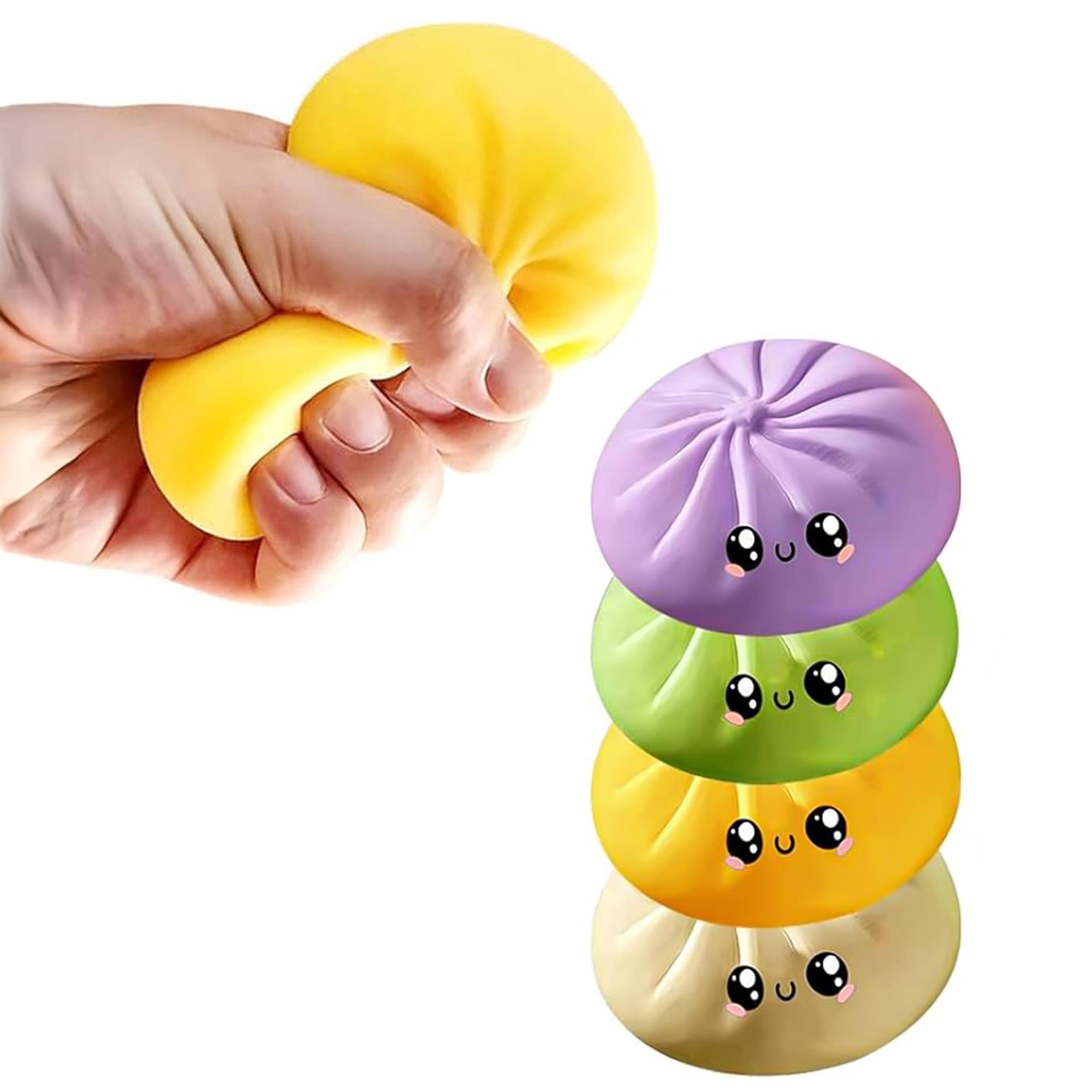 Alt View 10. Puka Creations - Rainbow Dumplings 3.5-Inch Mystery Pack Squishy | 1 Random - Multi-Colored.