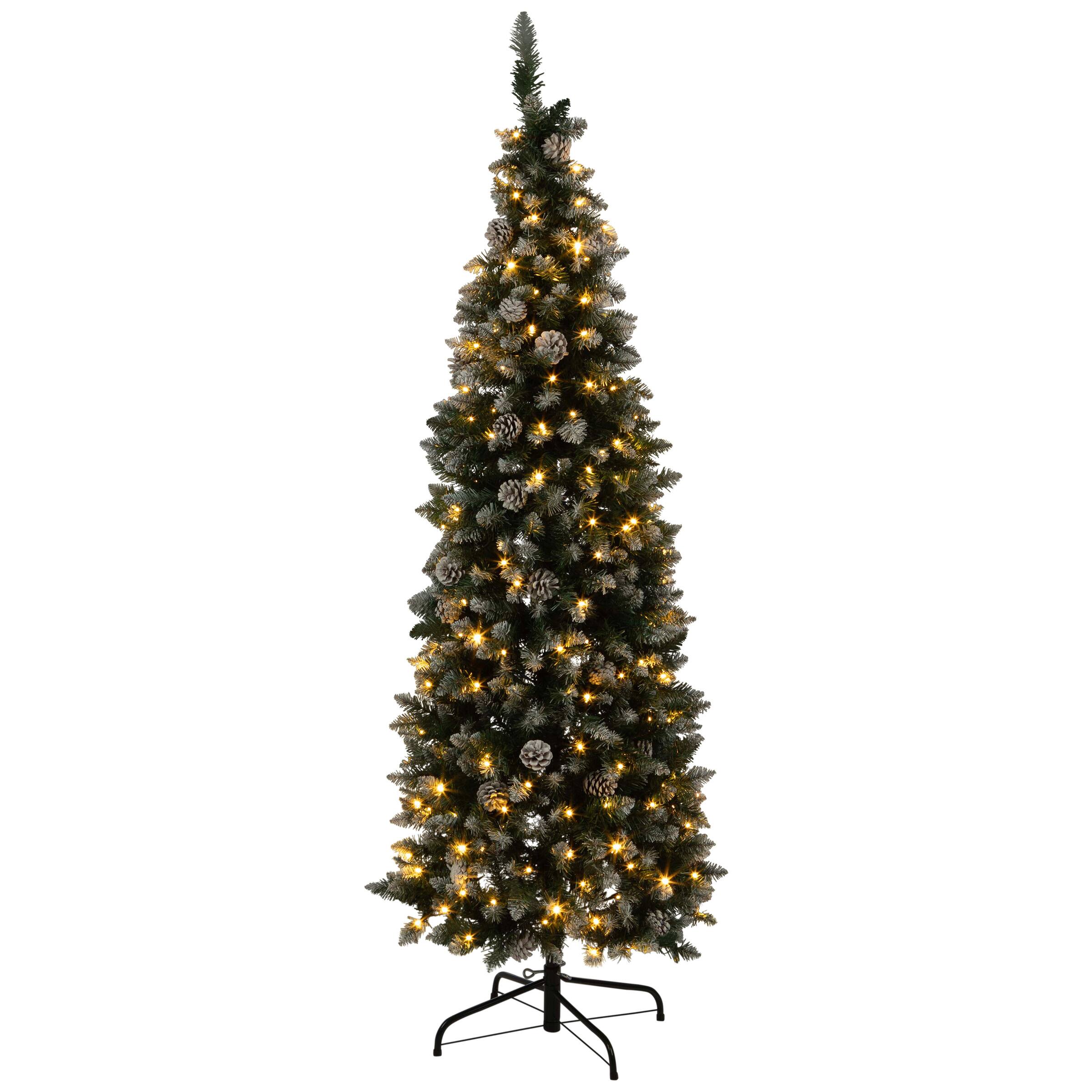 Angle. Elf Stor - Artificial Christmas Tree-6ft 11 Function - Green.