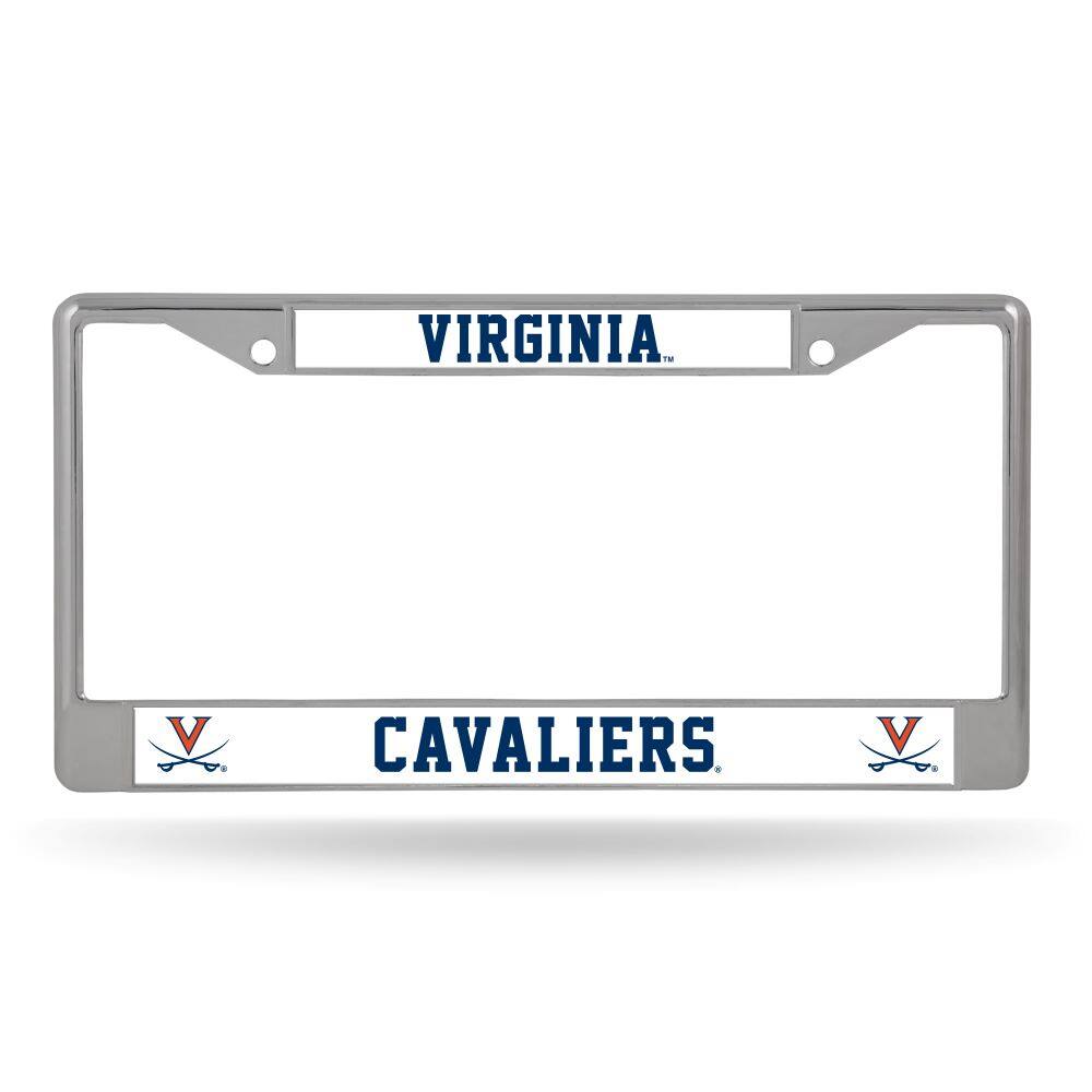 Virginia Cavaliers Chrome Metal License Plate Frame
