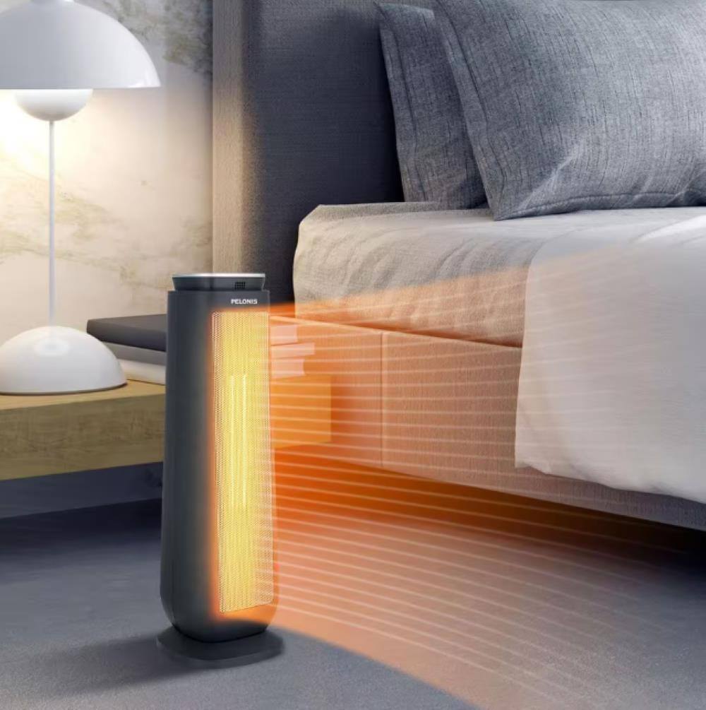 Alt View 5. Pelonis - Refurbished 1500-Watt 23 in. Digital Tower Indoor Ceramic Heater PHT23D7ABB - Black.