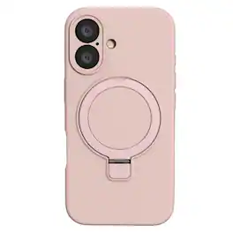 SaharaCase - Apple iPhone 17 Kickstand Case | Smooth Silicone | Compatible with Magsafe | Venture Series - Pink