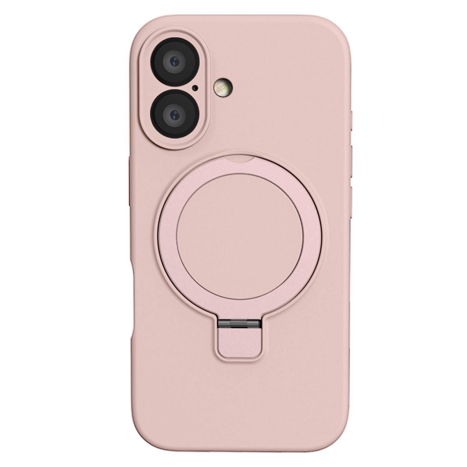 Front. SaharaCase - Apple iPhone 17 Kickstand Case | Smooth Silicone | Compatible with Magsafe | Venture Series - Pink.
