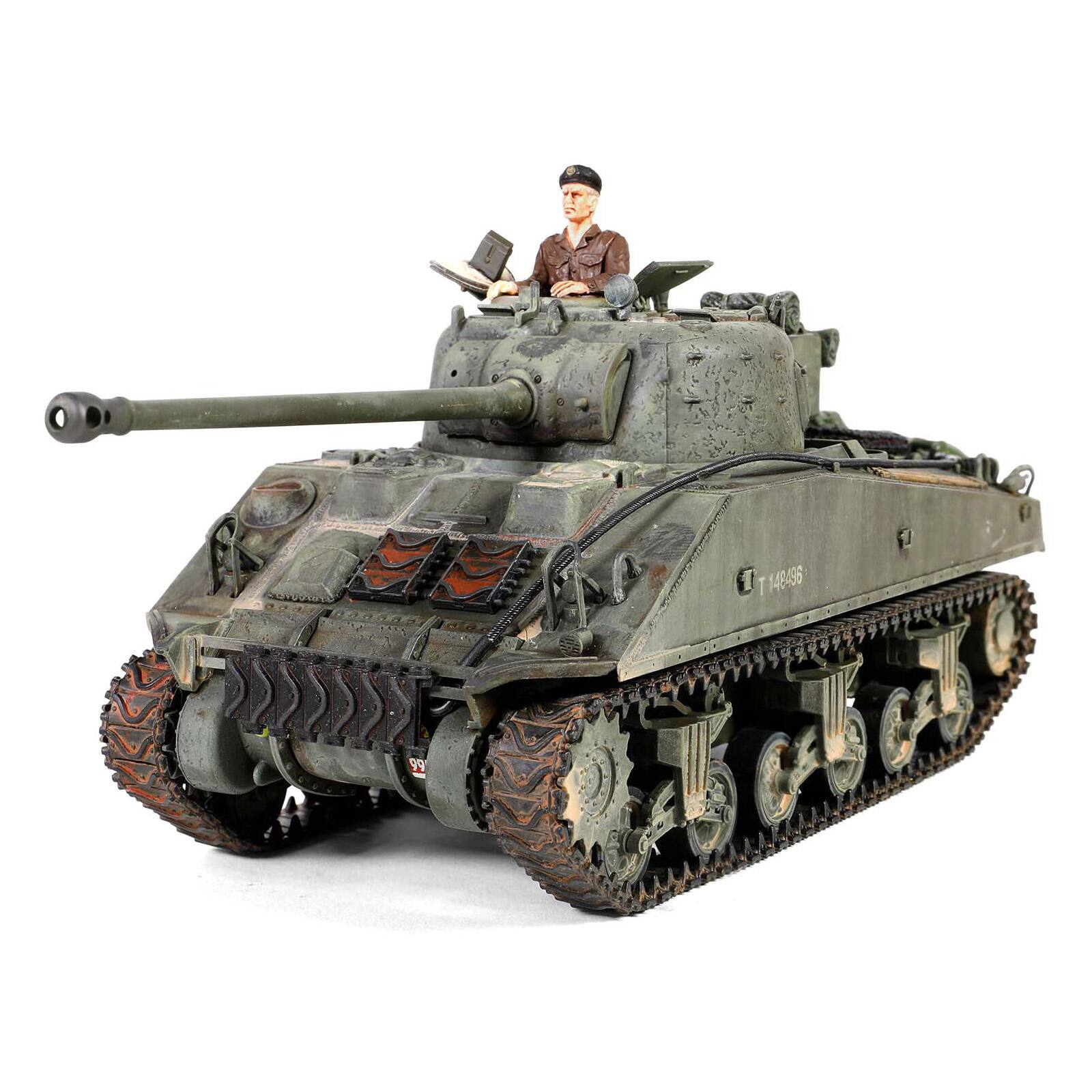 Alt View 2. Forces Of Valor - British Sherman Firefly Vc. Tank "Normandy" (1944) British Royal Army 1/32 Diecast Model by Forces of Valor.