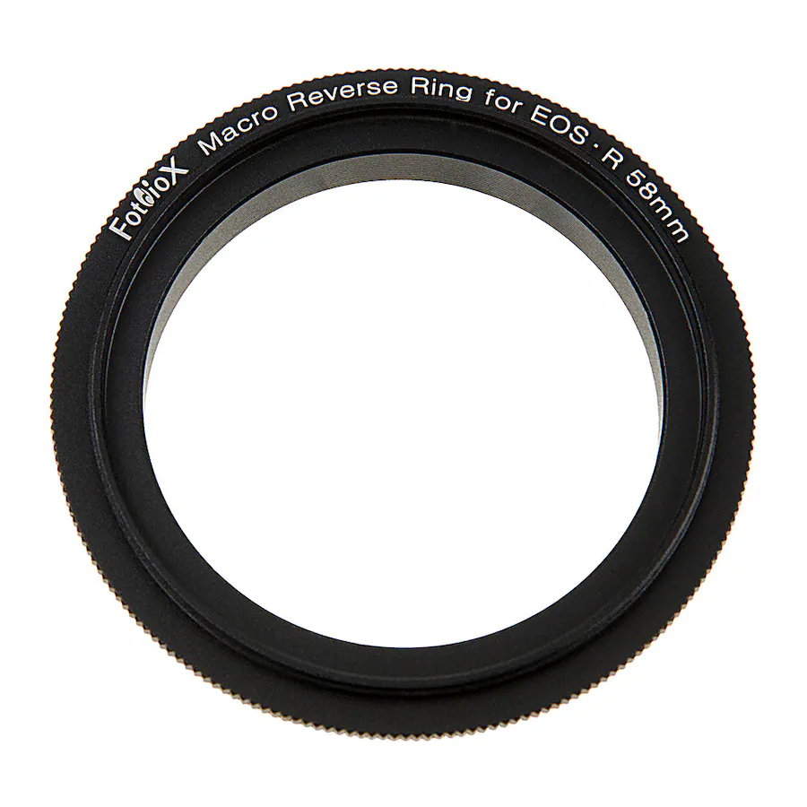 Fotodiox 58mm Macro Reverse Ring for Canon RF Cameras Reverse Filter ...