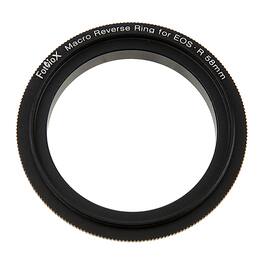 Fotodiox - 58mm Macro Reverse Ring for Canon RF Cameras - Reverse Filter Thread to Camera Mount Adapter