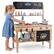 Front. Costway - Costway Outdoor Mud Kitchen for Kids, Wooden Play Pretend Kitchen with Cooking Accessories - Natural.