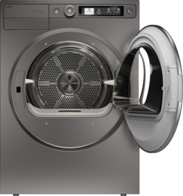 Asko - 5.2 cu. ft. Stackable Electric Vented Dryer - Butterfly Drying System, Soft Drum Technology, 18 Programs – - Titanium