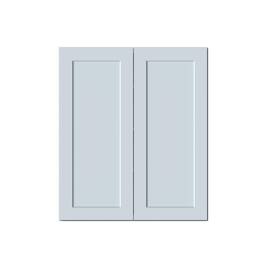 Boyel Living - 36in.W x12in.D x42in.H Dove WALL CABINET Fully assembled Cabinet With Two HDF Doors - Gray