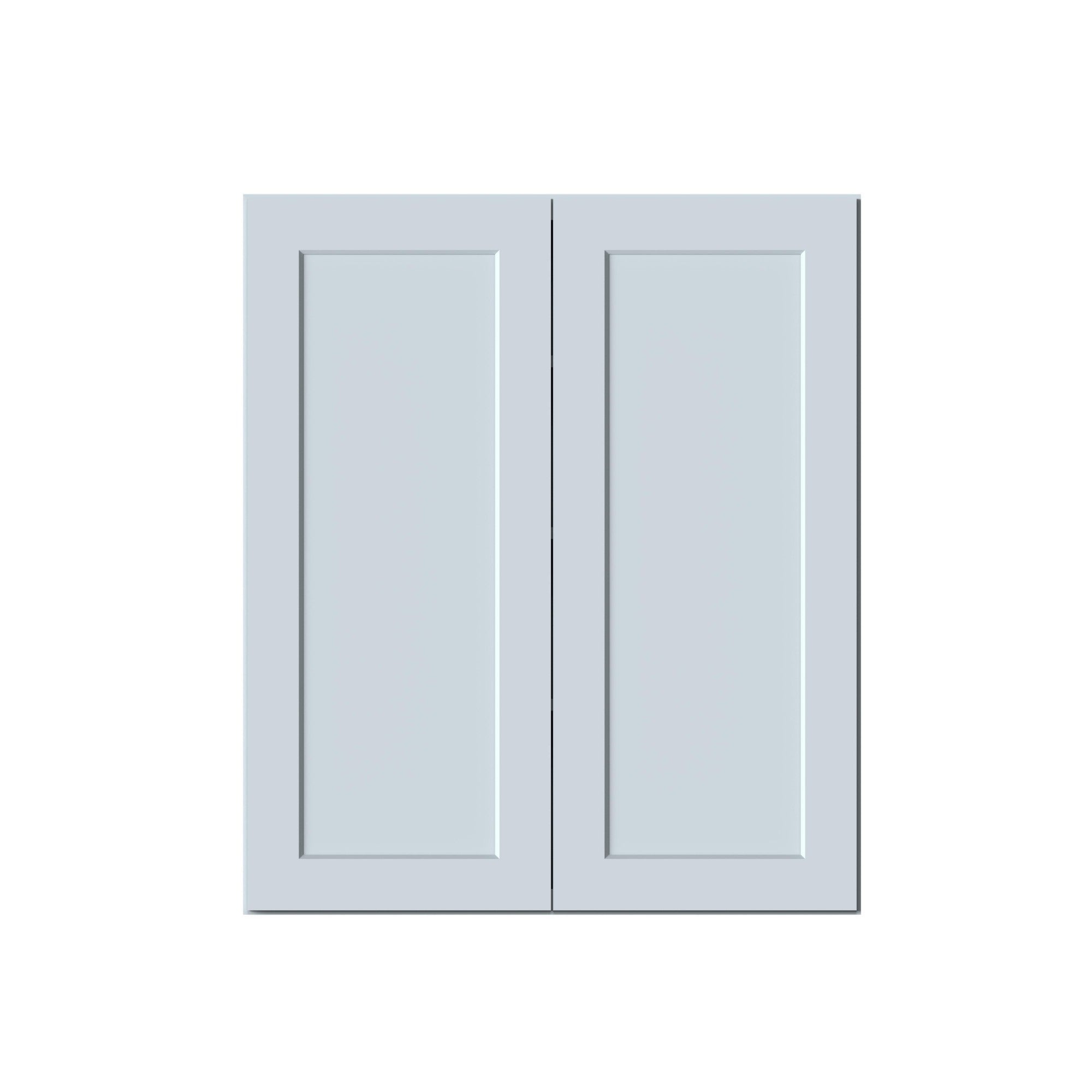 Front. Boyel Living - 36in.W x12in.D x42in.H Dove Gray WALL CABINET Fully assembled Cabinet With Two HDF Doors - Gray.