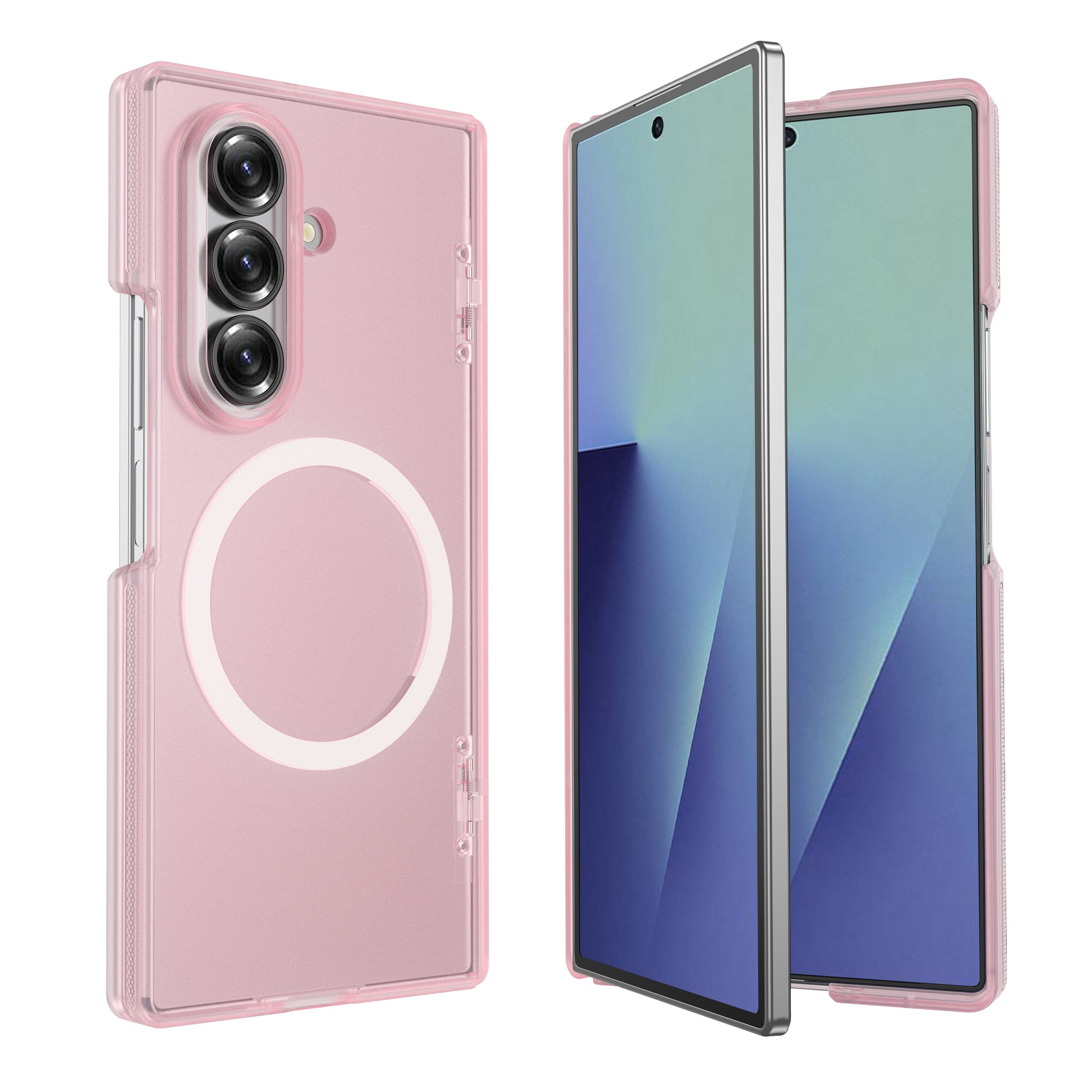 Dteck - Magnetic Matte Case for Samsung Galaxy Z Fold8 Ultra with Hinge Protection,Slim Hard PC Back Cover,No Front Frame Shell - Mattepink price history on PriceWatchPro