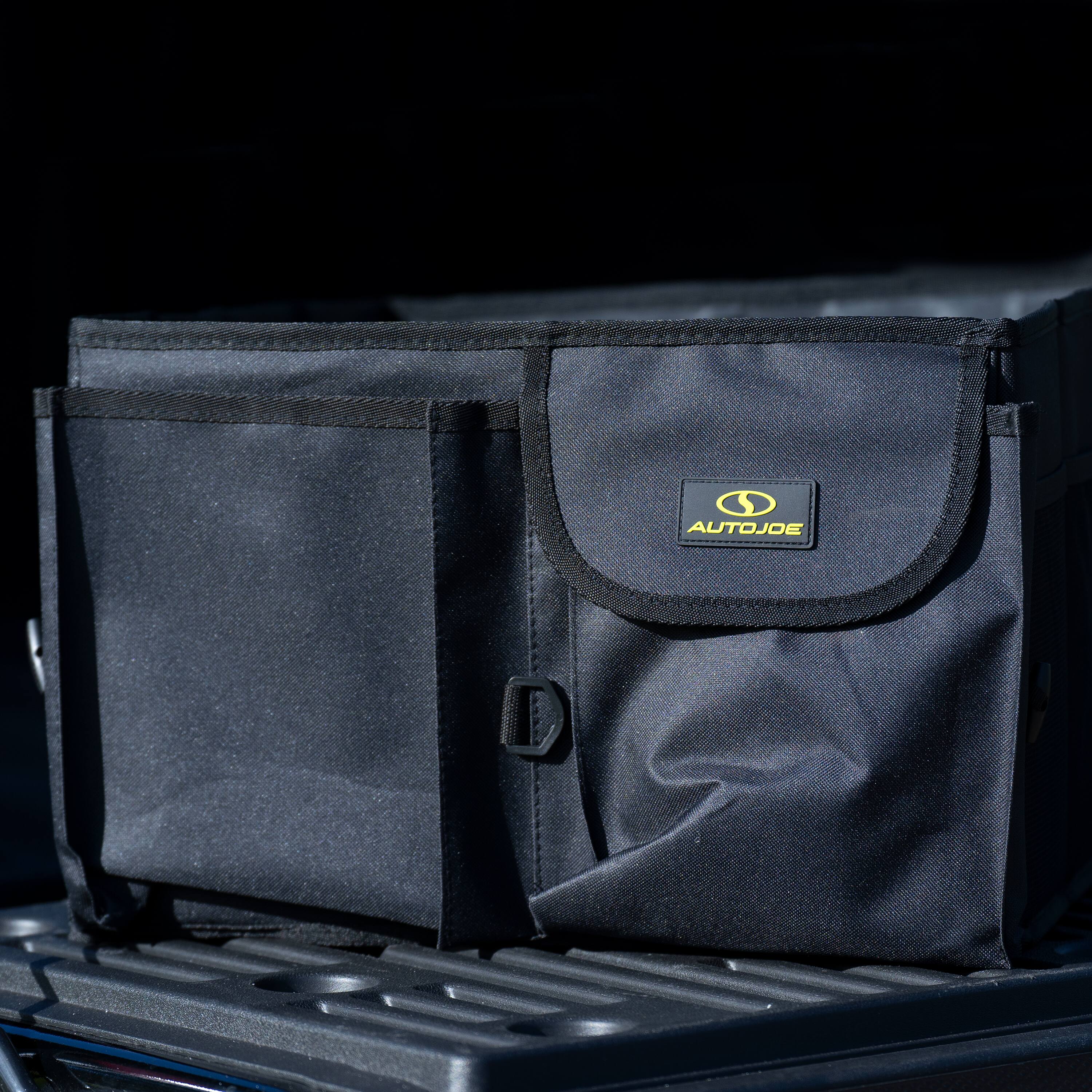 Alt View 11. Sun Joe - Collapsible Auto Storage Organizer - Black.