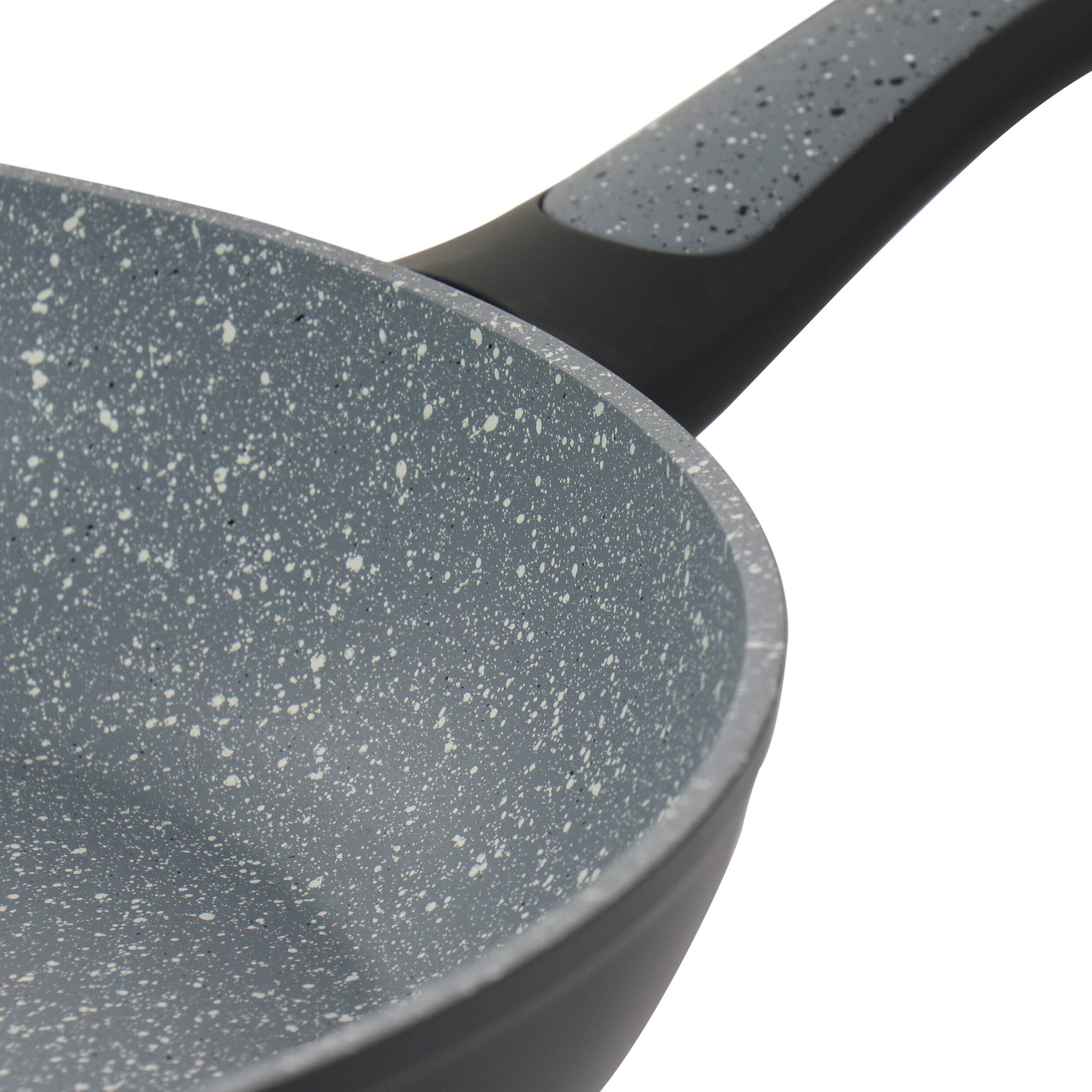 Oster - Bastone 12 Inch Aluminum Nonstick Frying Pan in Speckled - Gray - Thumbnail 5