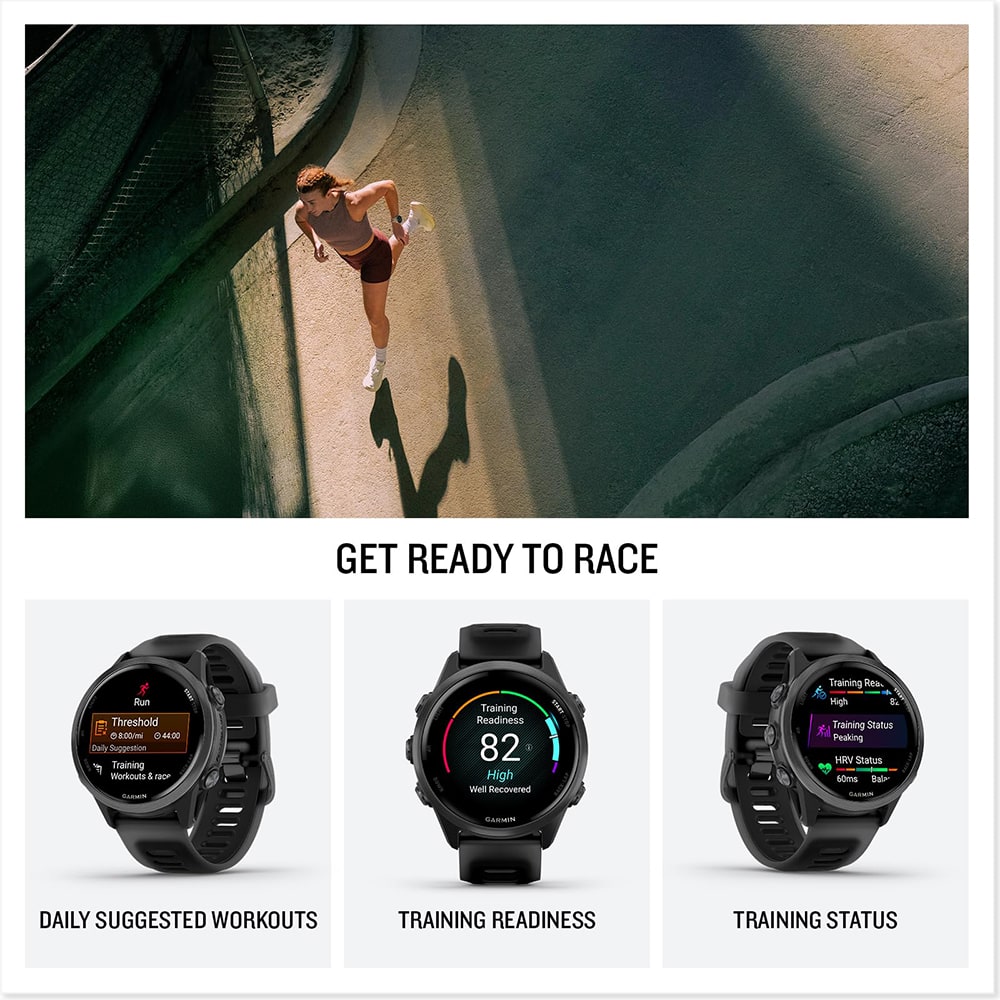 Garmin Forerunner 570 42mm GPS Smartwatch Black Band with 26 Month