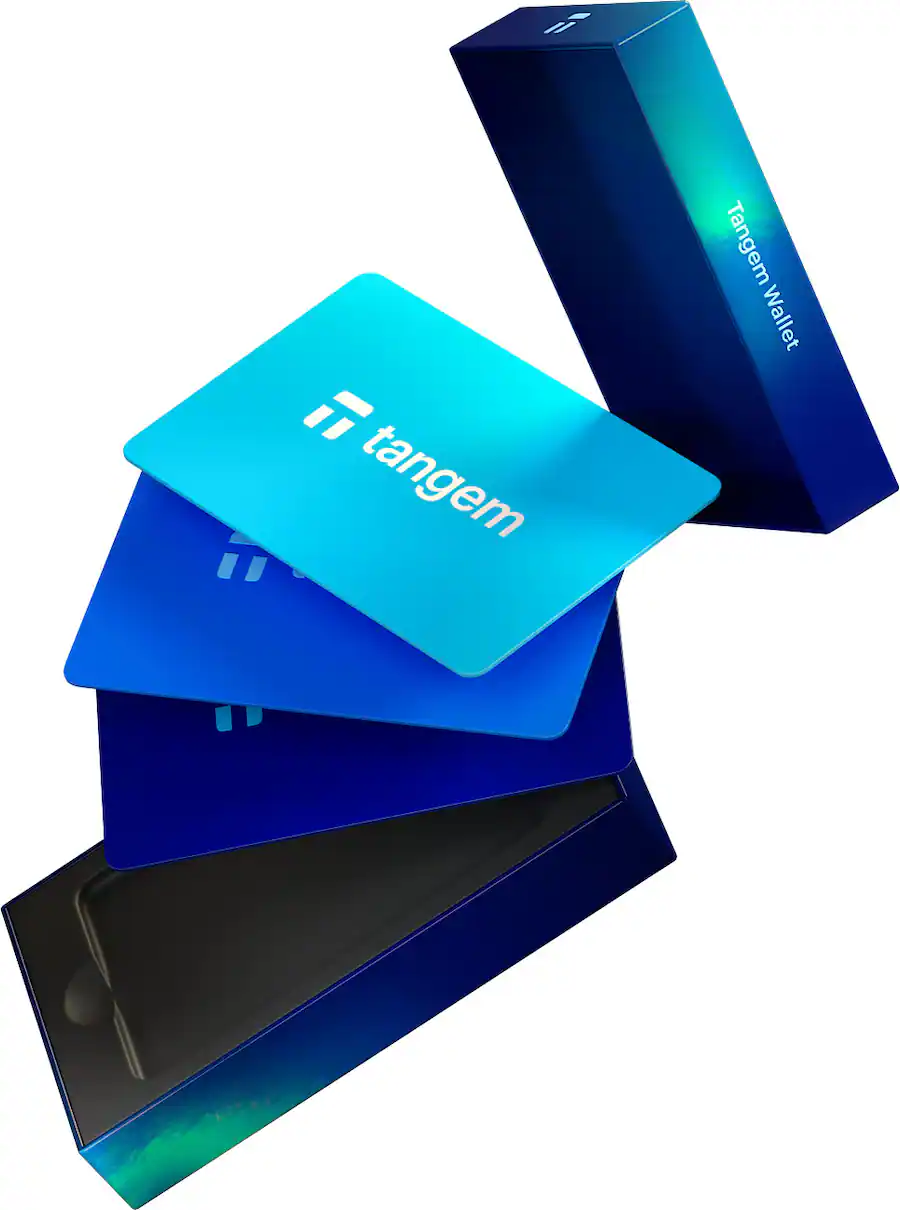 Tg Wallet Tangem Wallet HyperBlue 3 pack Blue TG-SUMMER3_SLEEVE - Best Buy