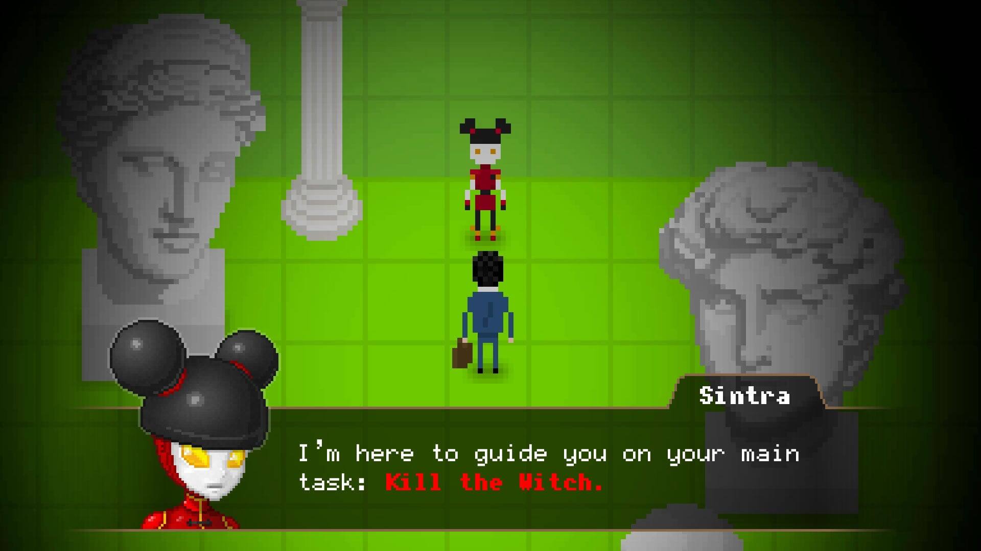 Sintra: I'm here to guide you on your main task: Kill the Witch.