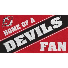 Evergreen Enterprises - New Jersey Devils 18" x 30" Team Turf Mat - Multicolor