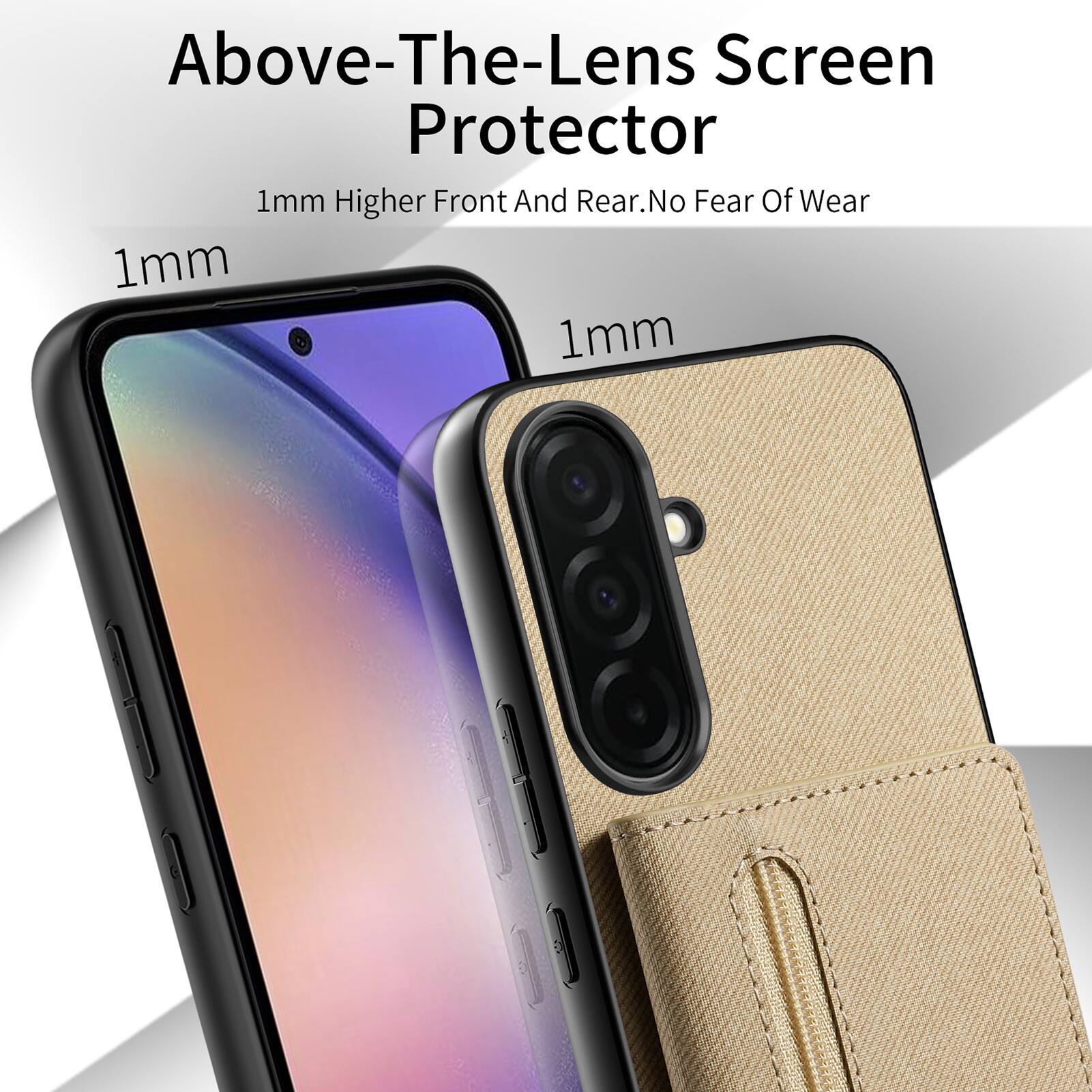 Above-The-Lens Screen Protector  
1mm Higher Front And Rear. No Fear Of Wear