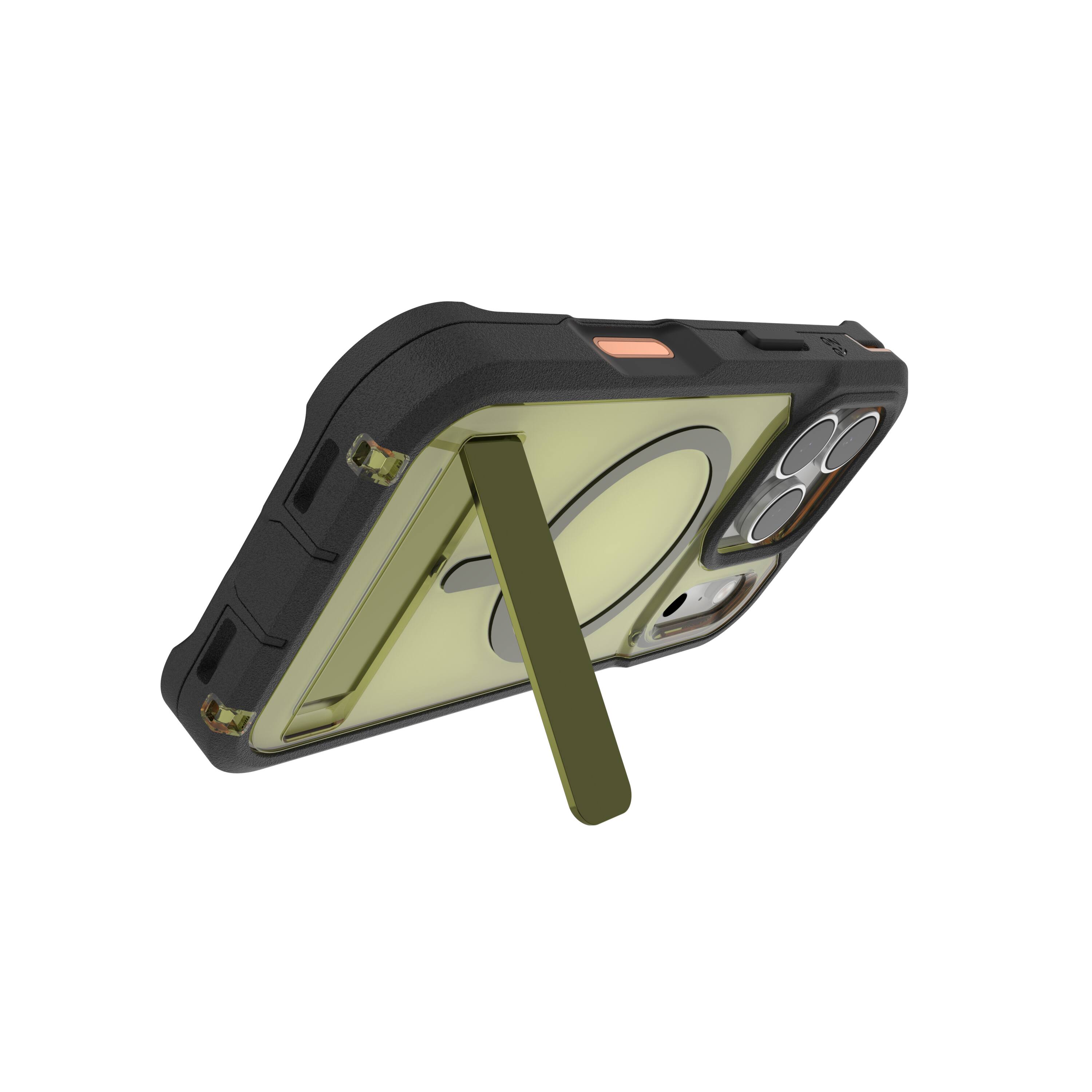 Alt View 17. ZAGG - Rainier Snap with Kickstand for Apple iPhone 17 Pro - Sea Kelp.