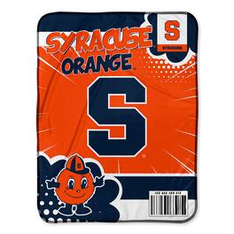 Chad & Jake - Syracuse Orange 30" x 40" Comic Theme Baby Blanket - Multicolor
