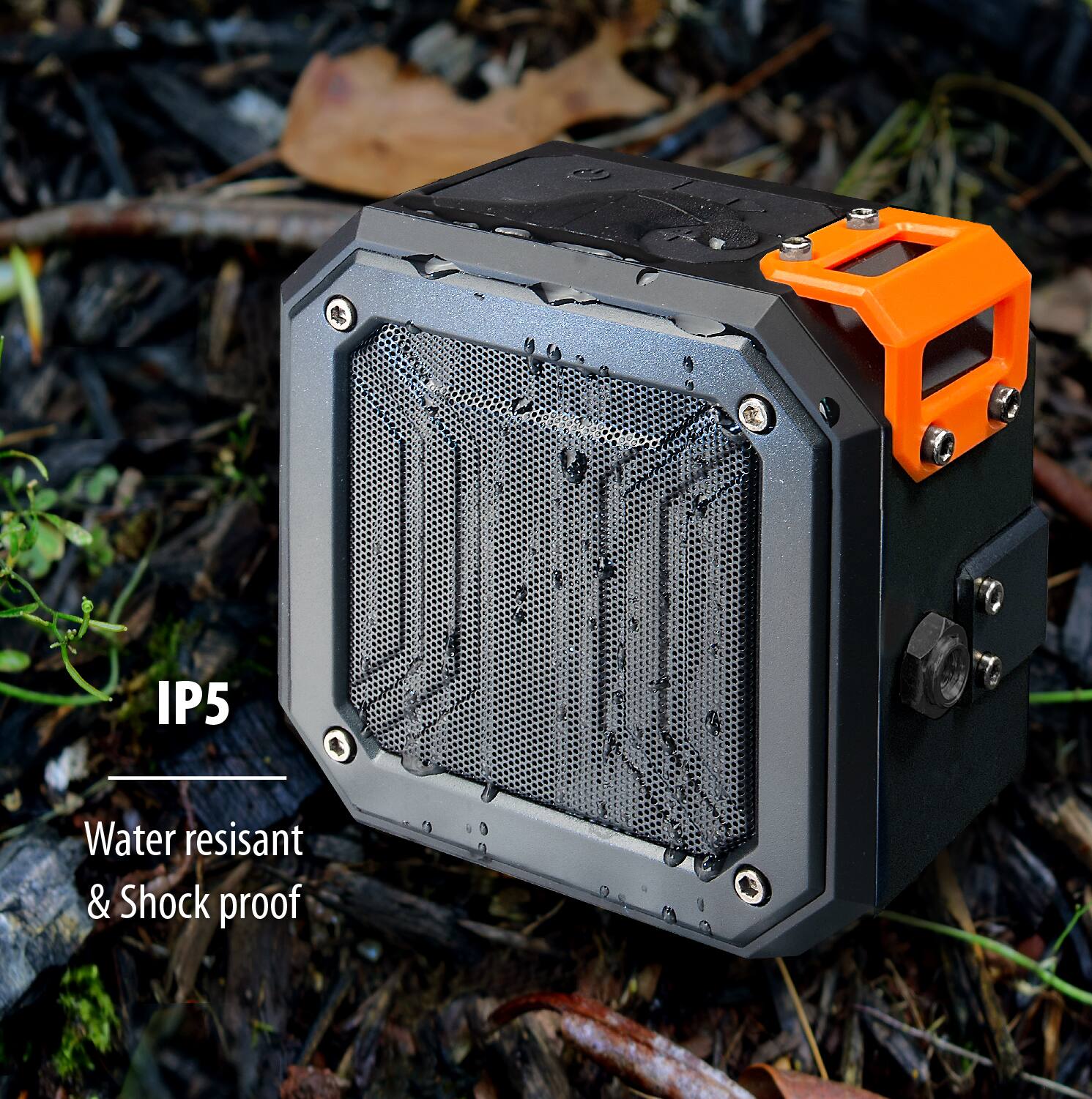 IP5  
Water resistant & Shock proof