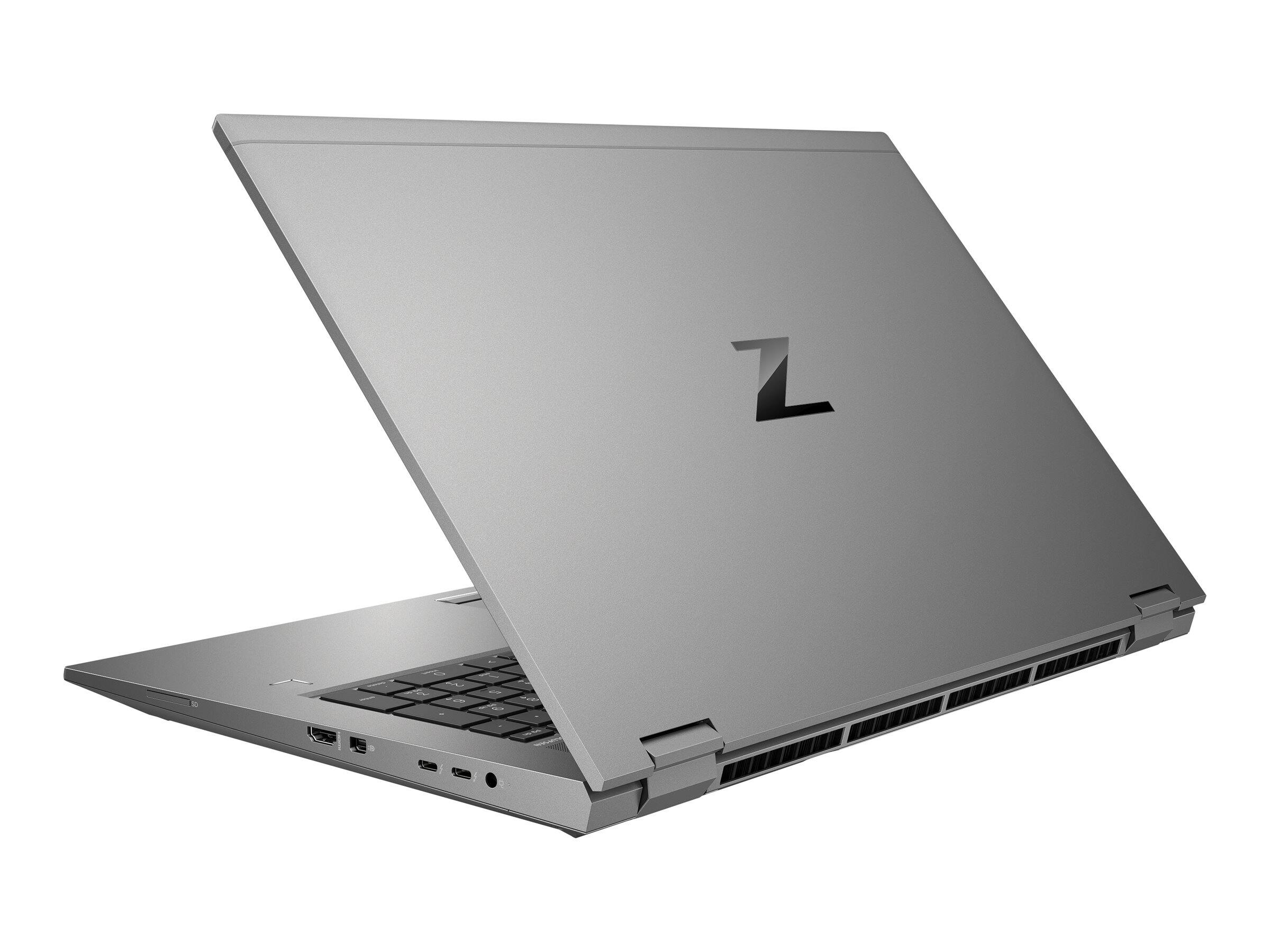 Alt View 4. HP - ZBook Fury 17 G8 17.3" FHD IPS Intel Core i9-11950H 2.6 GHz 64GB DDR4 256GB SSD NVIDIA RTX A3000 Windows 11 Pro Laptop - Gray.
