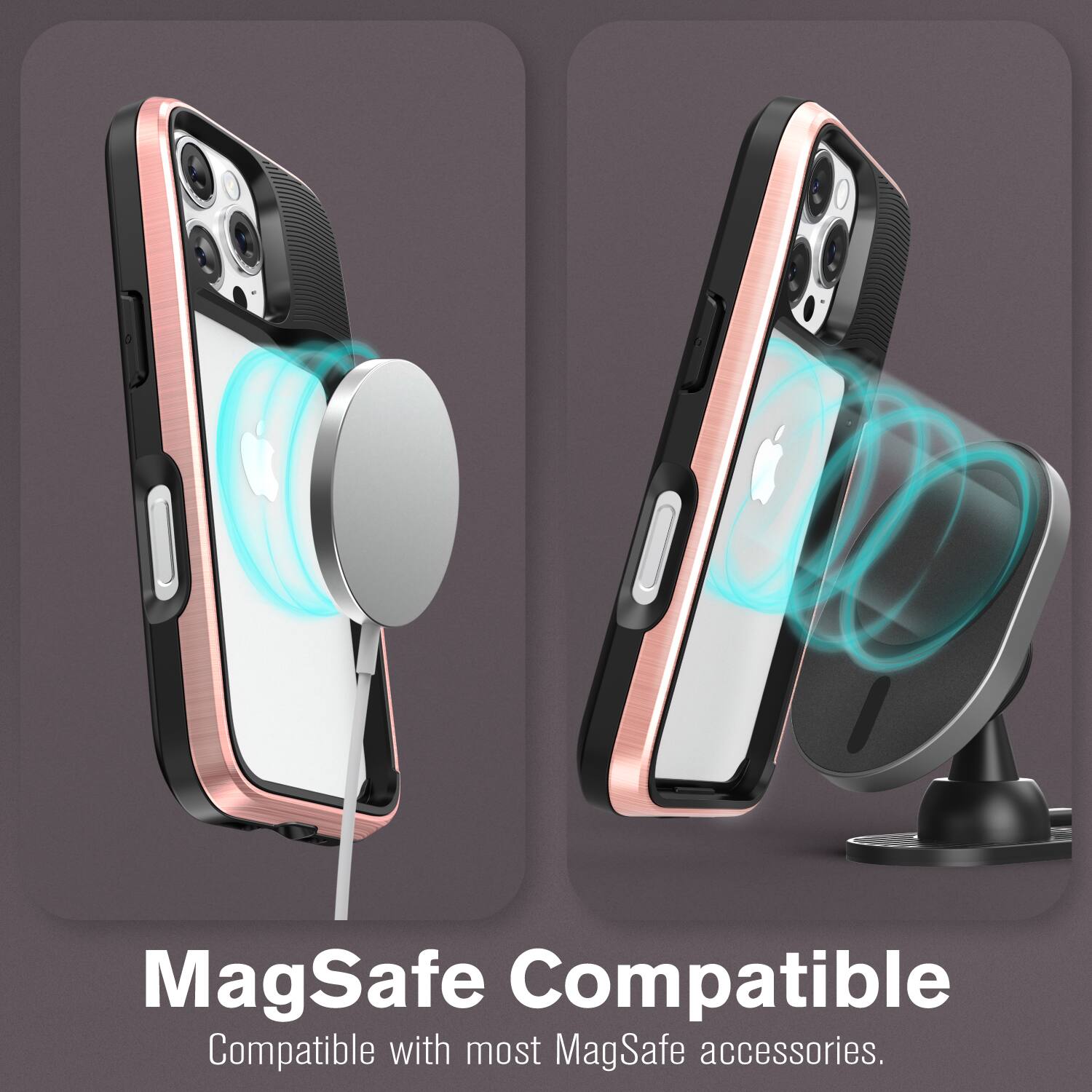 MagSafe Compatible
Compatible with most MagSafe accessories.
