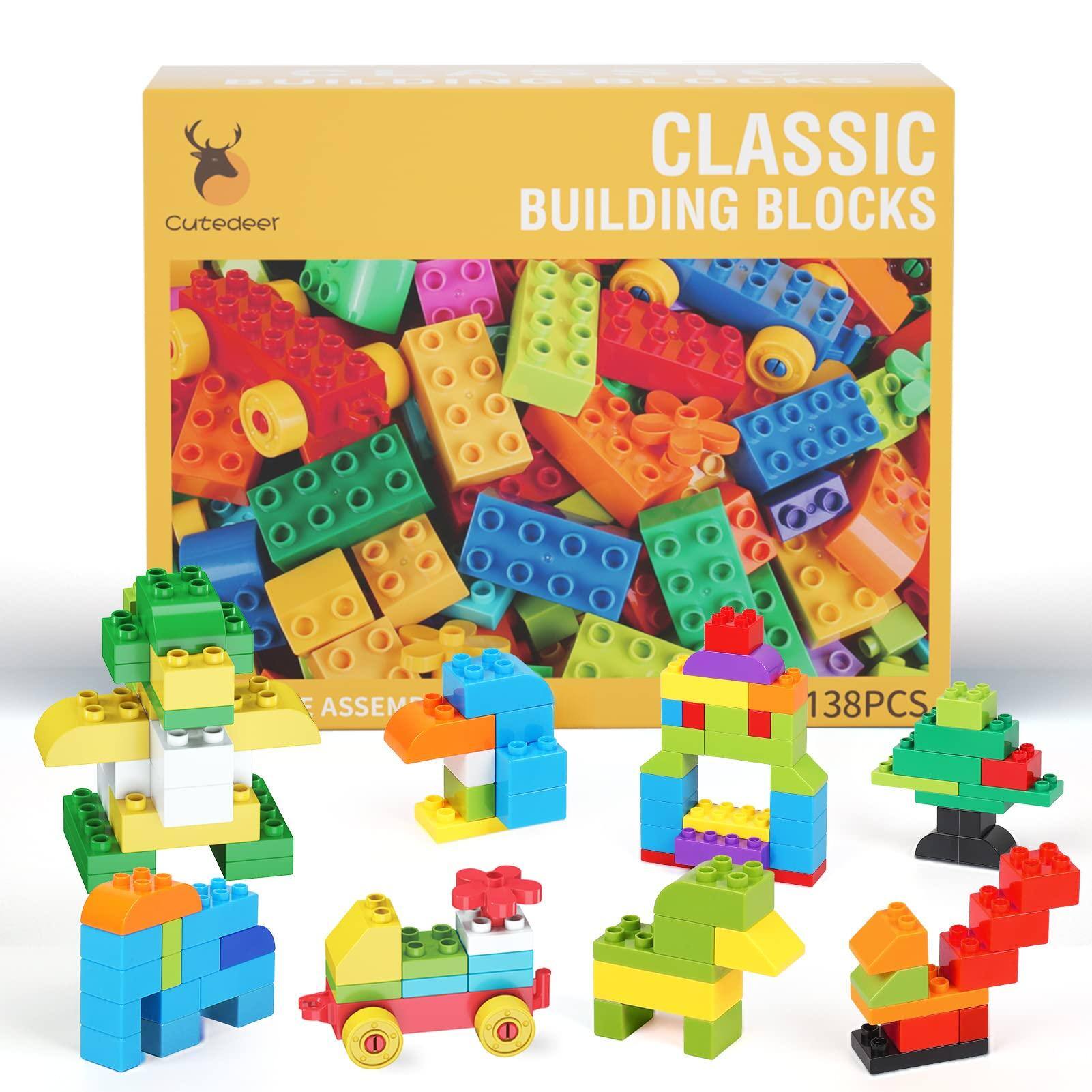 Leash Valley Cutedeer Building Blocks For Classic Big Bricks Set ...