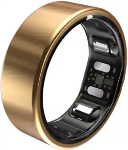 QALO - QRNT Slim Smart Ring – Snug Fit – Size Up – Size 13 - Gold - (2025)