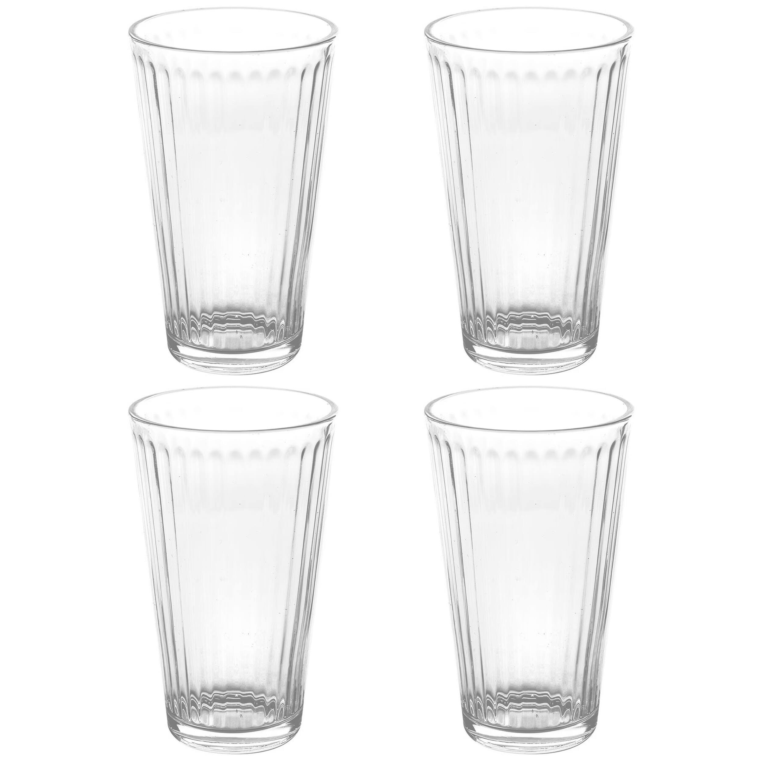 Alt View 1. Gibson - Gibson Home Moonstone 4 Piece 16 Ounce Glass Tumbler Set - Clear.