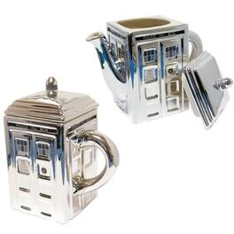 Toynk - Doctor Who Tardis Themed Teapot And Mug Set
