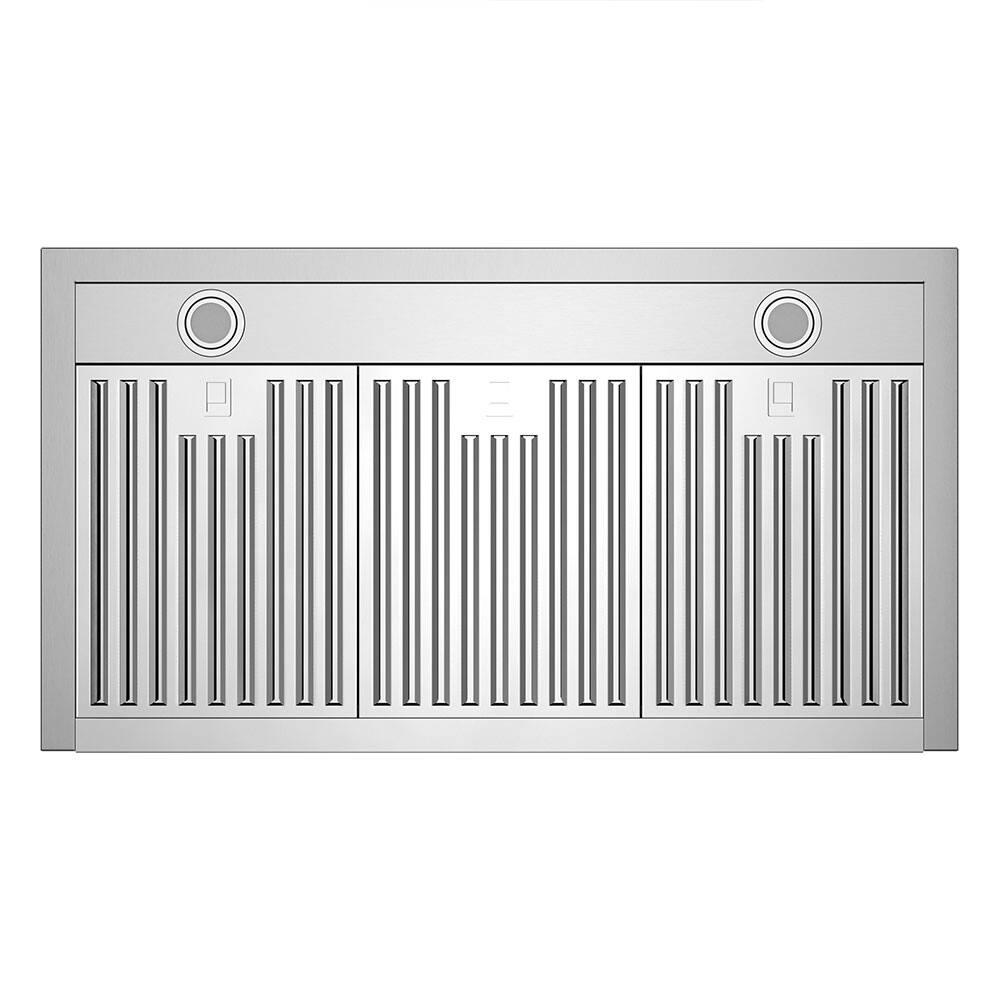 Alt View 4. ZJKLA - ZJKLA - 36 inches - Externally Vented - Wall Mount Range Hood - Stainless Steel - Stainless steel.