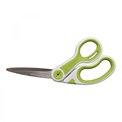 "Westcott - CarboTitanium 8"" Multi-Purpose/Heavy Duty Scissor, Blunt Tip - Green/White" price history on PriceWatchPro
