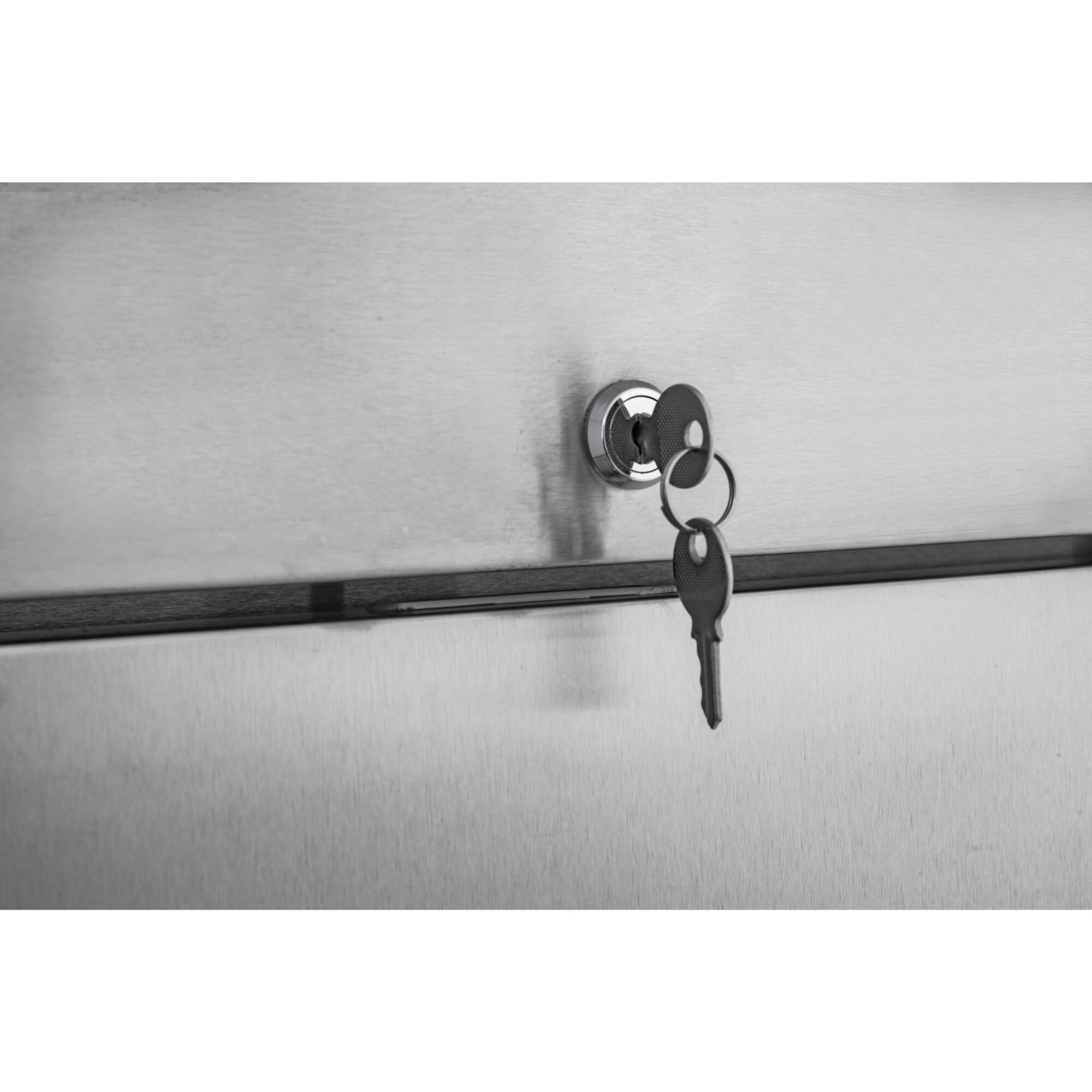 Alt View 6. Koolmore - 27 in. Commercial One Door Convertible Refrigerator/Freezer with 23 Cu. Ft. Capacity in Stainless Steel, ETL Listed - Stainless steel.