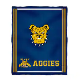 Vive La Fete - North Carolina A&T Aggies 36'' x 48'' Big Mascot Blanket - Blue