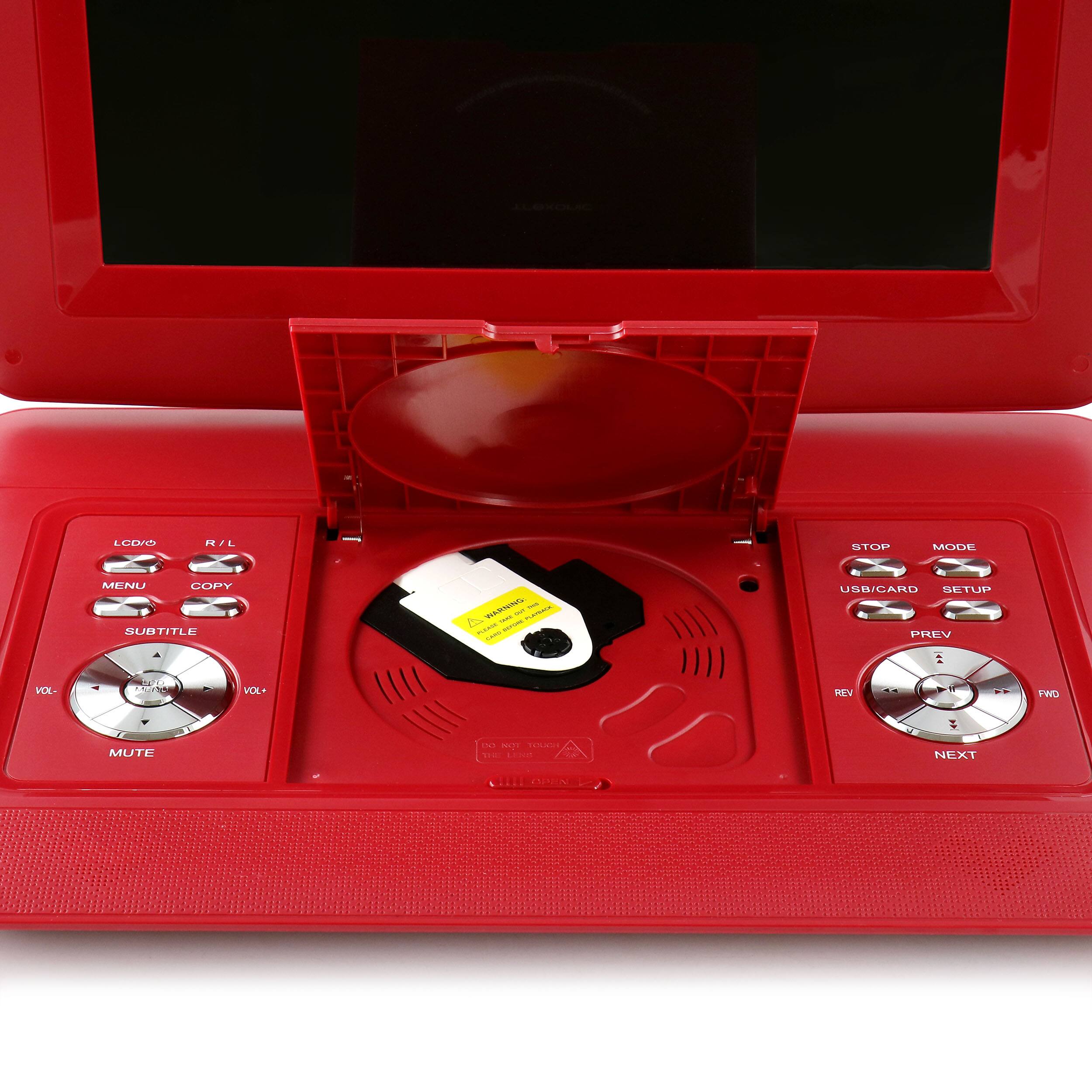 LCD/O R/L STOP MODE MENU COPY SUBTITLE VOL- VOL+ MUTE USB/CARD SETUP PREV NEXT REV FWD