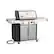 Left. Weber - Genesis S-335 Natural Gas Grill - Stainless Steel.