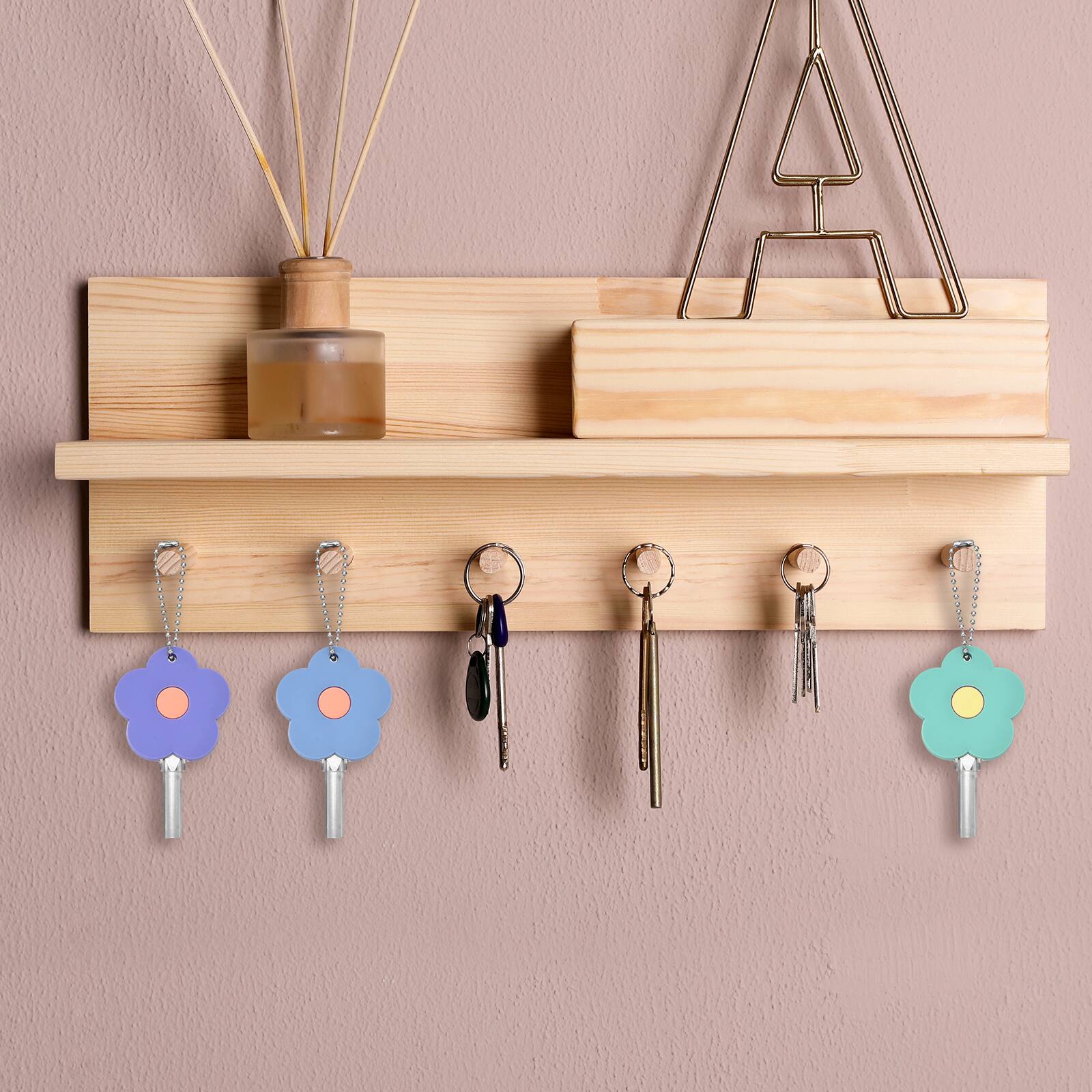 Alt View 5. Unique Bargains - 5pcs Key Covers Caps, PVC Flower Key Identifiers Markers for 1.26" Flat Keys Office Apartment - Green.