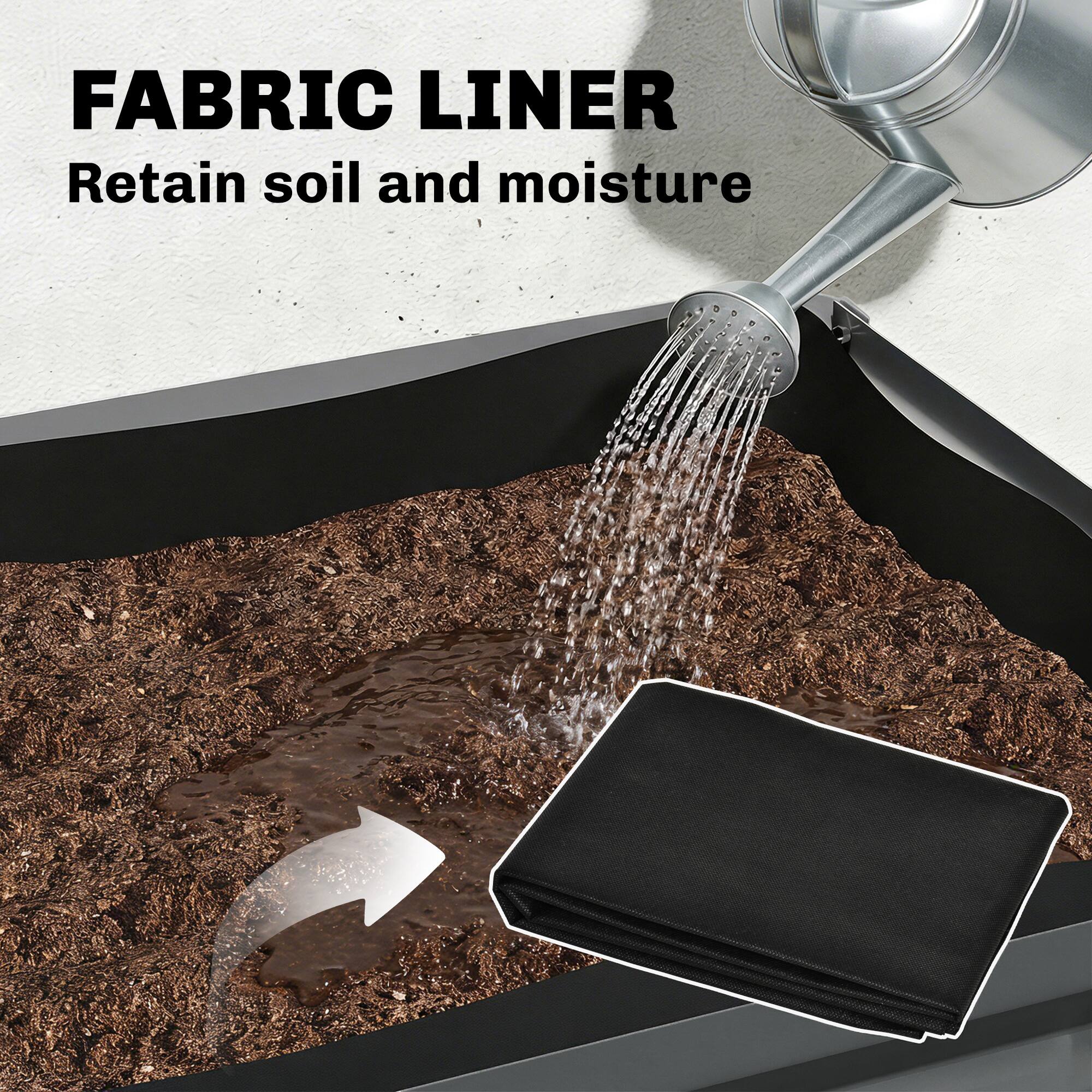 FABRIC LINER  
Retain soil and moisture