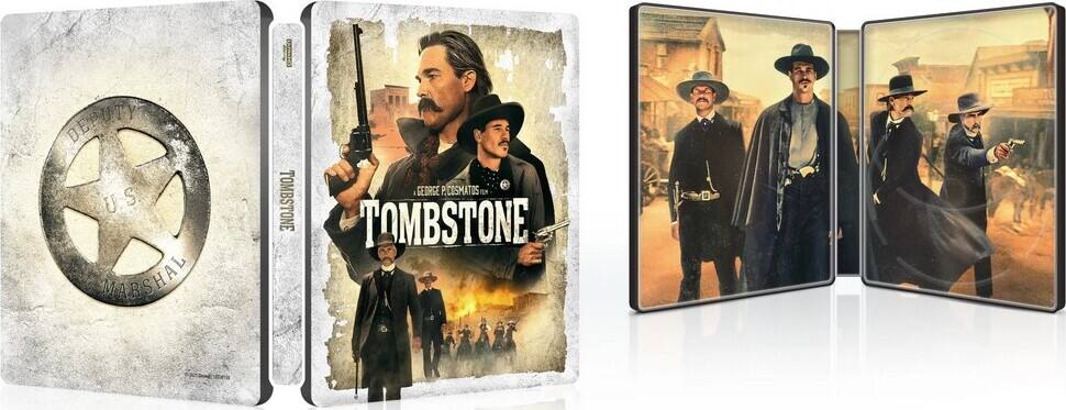 Front. Steelbook Tombstone (4K UHD + Blu-ray + Digital).