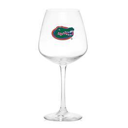 Logo Brands - Florida Gators 18oz. Stemmed Wine Glass - Multicolor