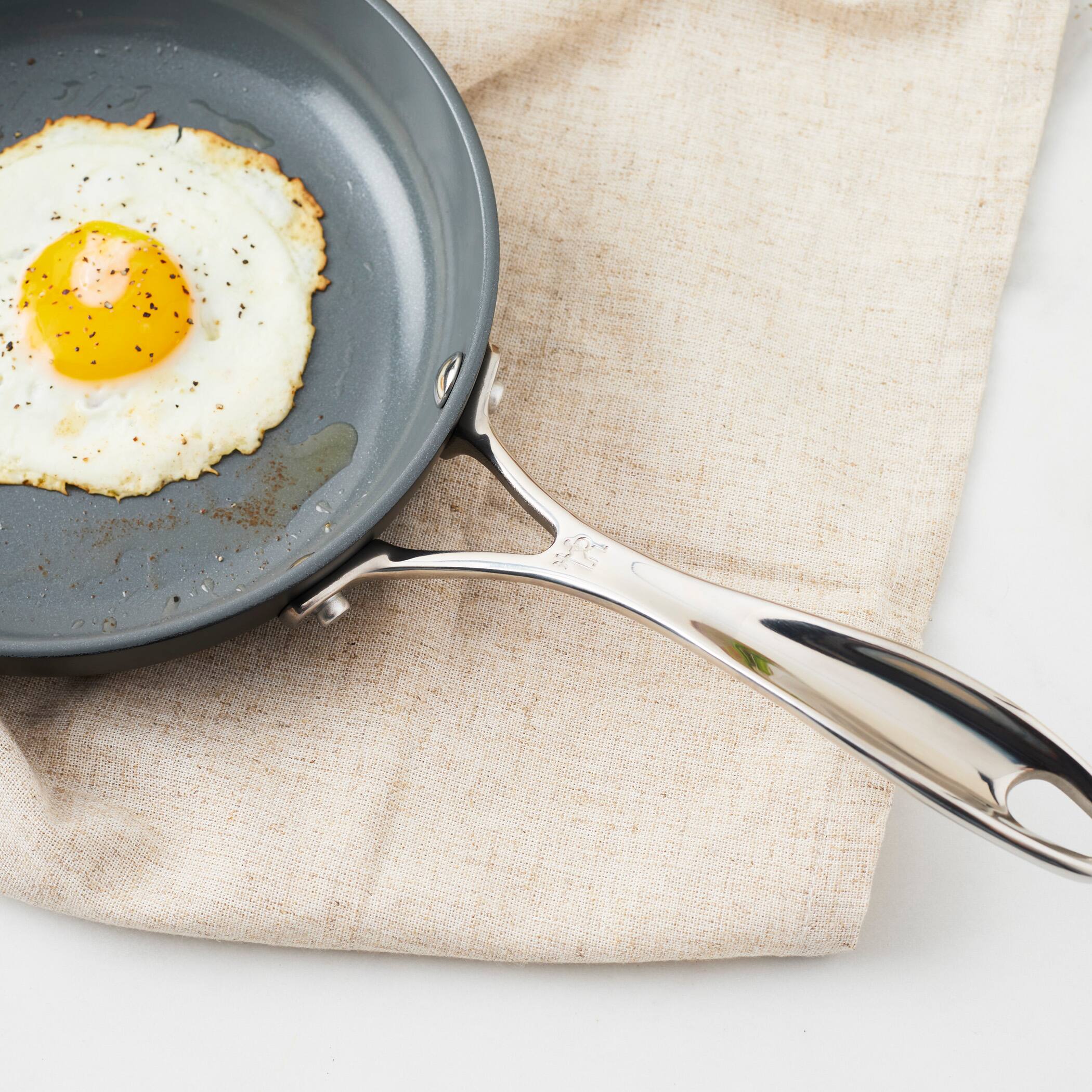 Alt View 5. Henckels - Henckels Release 8-inch Aluminum Ceramic Nonstick Fry Pan - Black.